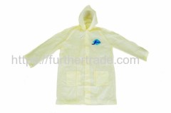 R-1058 YELLOW ADULT PVC VINYL RAIN WOMENS WATERPROOF JACKETS