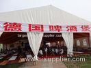 Winter Festival Camping Tent Aluminum Alloy Material With Ridge Rooftop