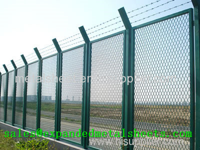 Expanded Metal Security Fence