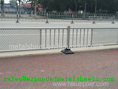 Expanded Metal Isolation Fence
