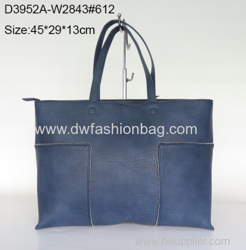 Ladies fashionable PU handbag