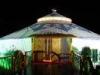 Bamboo Frame Pvc Covered Mongolian Yurt Tent For Tourist Camping Waterproof