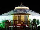 Bamboo Frame Pvc Covered Mongolian Yurt Tent For Tourist Camping Waterproof