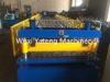 Hydraulic De - Coiler Roofing Sheet Roll Forming Machine H-Beam Base Frame