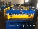 Hydraulic De - Coiler Roofing Sheet Roll Forming Machine H-Beam Base Frame