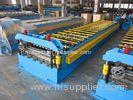 0.3-0.8mm Roof Panel Roll Forming Machine Surface Chrome Manual Decoiler