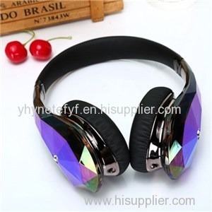 Monster Diamond Tears Edge On Over Earphones Headphones For IPod IPhone Dark Purple