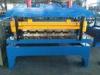 Chain Drive Glazed Tile Roll Forming Machine With Manual Decoiler 2-4m/min Productivity