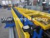 Color Steel High Tech Gutter Roll Forming Machine With 1 Inch Single Chain Drive