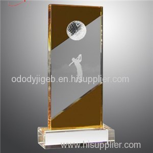 Crystal Achievement Award Trophy