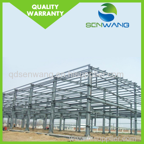 galvanized steel structure prefabricated warehouse