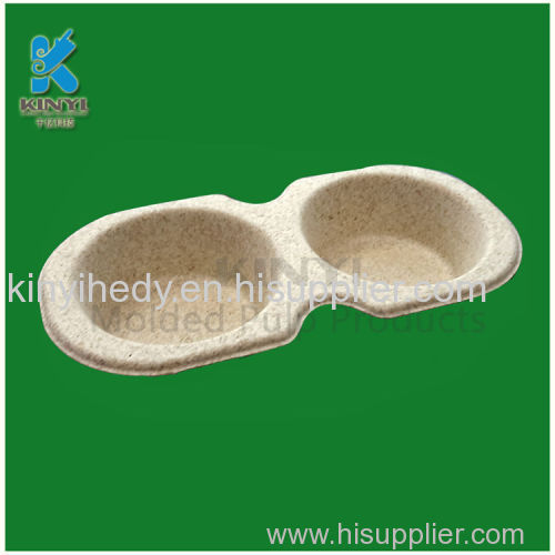 Biodegradable pulp molded seed trays