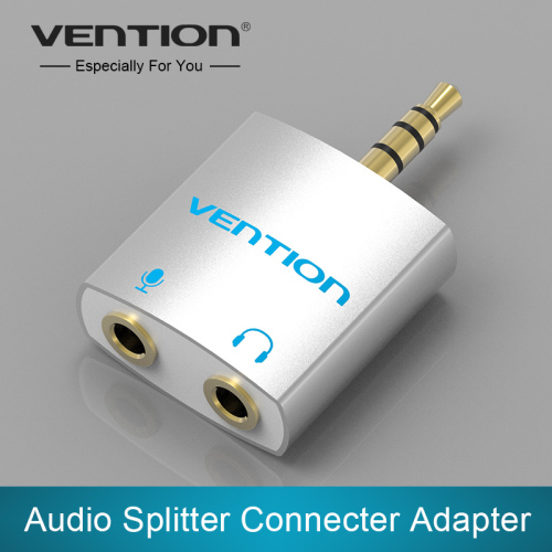 3.5mm Audio Splitter Connector 1 Male to 2 Female Adapter For Headphone PC Mobile Phone Mp3 Mp4