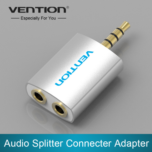 3.5mm Earphone Splitter Audio Splitter Adapter 1 Male to 2 Female For Headphone Earphone PC Mobile Phone Mp3 Mp4