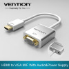 HDMI to VGA Adapter Converter Cable with micro USB power 3.5mm audio interface for XBOX one PS3 PS4 HDTV PC Lapt