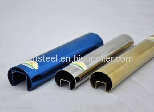 304 material coloring inox tubes for decoration handrails