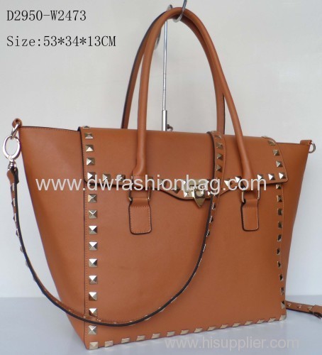 Fashion stud PU handbag