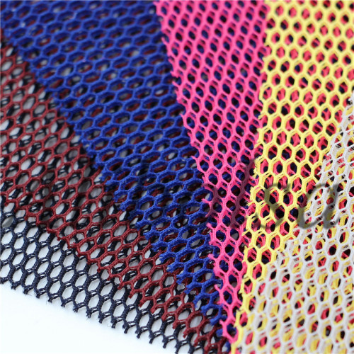 100% polyester warp knitting sandwich mesh fabric