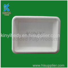 Fiber pulp molded plant pots tray