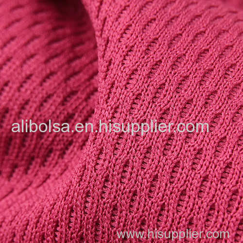 100% polyester tricot hole fabric for shoes linning
