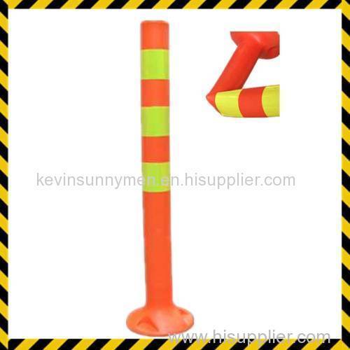 bright color plastic street barrier