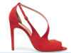 New fashion red peep toe high heel sandals