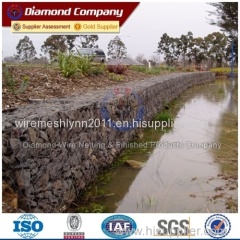 Galfan Coated Heavy Zinc Hexagonal Wire Mesh Gabion Basket