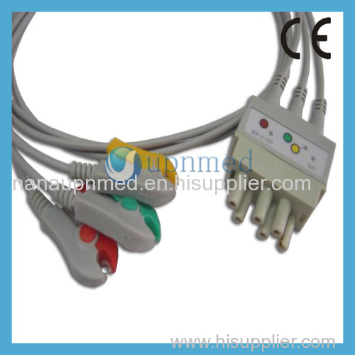 Nihon Kohden BR-019P ECG 3 lead wires