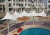PVDF Membrane Building Shade Structures For Swimming Pool Large Span