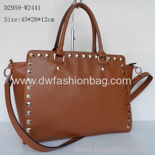 Ladies PU leather fashion handbag
