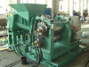 Double conical screw extruding sheeter