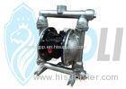 SS Compressed Air Powered Double Diaphragm Pumps For Chemical / Food Industry