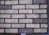 Gray artificial faux exterior brick for wall decoration