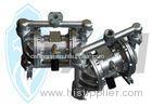 Double Pneumatic Diaphragm Pump Stainless Steel For Chemical Industry