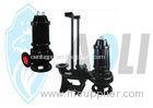 Portable Cast Iron Submersible Grey Water Pumps Double Impeller For Sewage Treatment