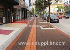 Outside Walkway Red Clay Paving Brick for Road Paving Smooth Face / Low Water Absorption