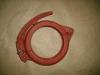 Concrete Pump 3&quot; 4&quot; 5&quot; 6'' Pipe Clamp 130 Bar Working Pressure Long Lifespan