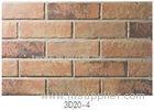 Lightweight Pure Clay Thin Veneer Brick For Indoor / Outdoor Wall