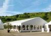 Outside White Wedding Party Tents With Luxury Decorations PVC Clear Windows