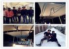 Waterproof Car Parking Shed Car Canopy Tents Tensile Membrane Steel Structure