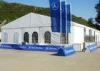 Custom PVC Fabric White Marquee Tents For Event / Wedding Aluminum Frame