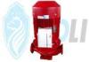 Vertical Red Single Stage Centrifugal Pump Low Noise For Fire Fighting