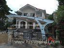 Steel Structure Outdoor Car Canopy Tents 5M X 6M For Home Car Parking