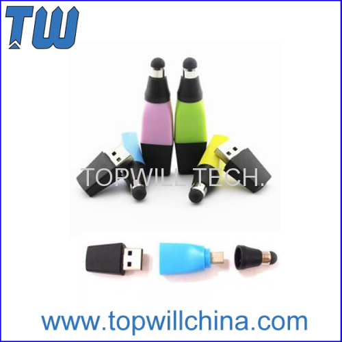 Separate OTG Cute Flash Drives Stylus Function