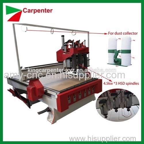 1325 cnc router woodworking cnc router KC1325A-3S cnc router machine for furniture equipments