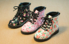 New Style Floral Pattern Girl Shoes