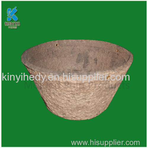 Eco-friendly fiber pulp seed pots