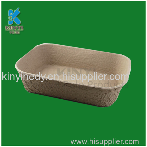 Biodegradable molding pulp seed tray