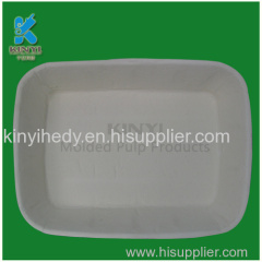Recycled molded pulp garden pots tray