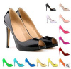 New style peep toe high heel dress shoes